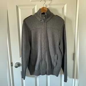 Men’s Banana Republic Zip Up Sweater with Epaulettes